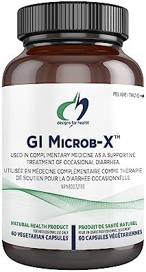Designs for Health GI Microb-X - Botanical Gut Support, with Tribulus, Berberine + Barberry Extract - Vegetarian + Non-GMO (60 Capsules)