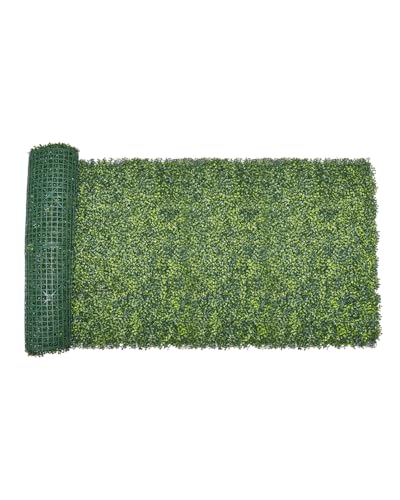 VEVOR Paneles de Césped Artificial para Pared 300x150 cm Césped Verde de Milán para Decoración Interior y Exterior 7200 Puntadas Cobertura de Valla de Hiedra Pantalla de Pared para Jardín, Patio