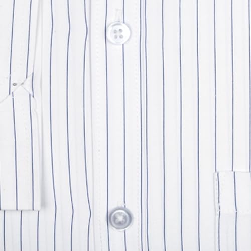 Image of ACCOX Men's Cotton Long Full Sleeves Striped Checkred Regular Fit Formal Shirt for Men (GCR287)
