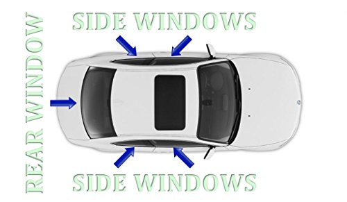Precut Toyota Corolla Sedan All Side And Rear Windows Tint Model 2014 #TOP3