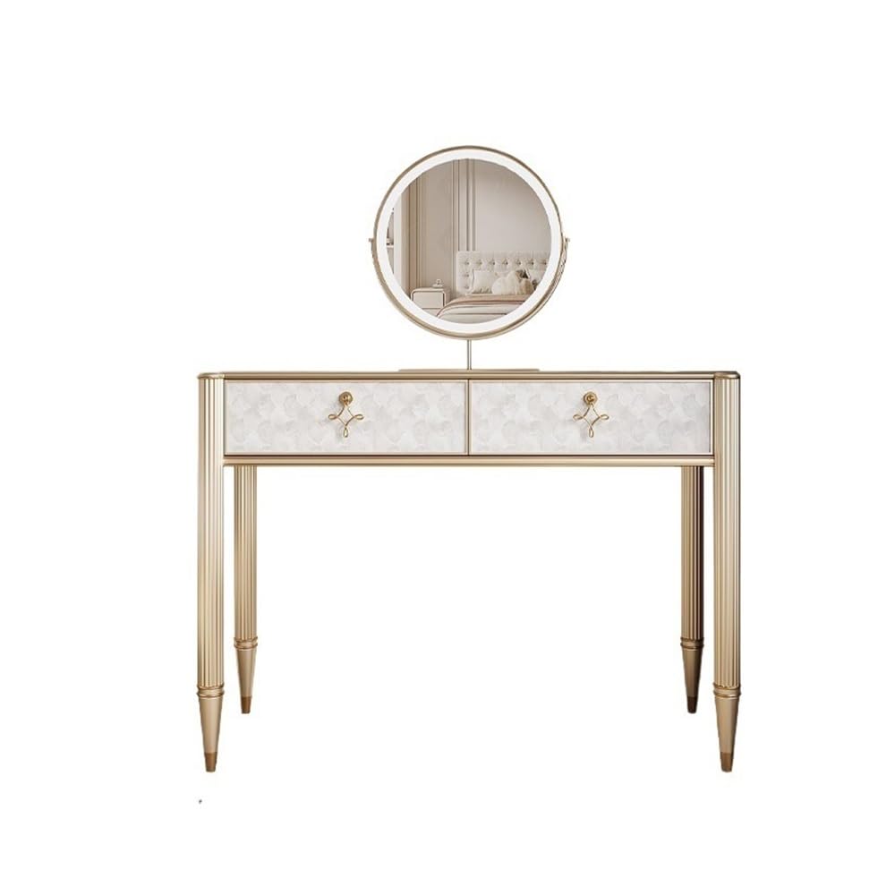 asdchZen Minimalist Makeup Desk For Small Bedrooms Compact Vanity Table With Storage Modern Design Ideal For Makeup Lovers And Space-Saving Solutions