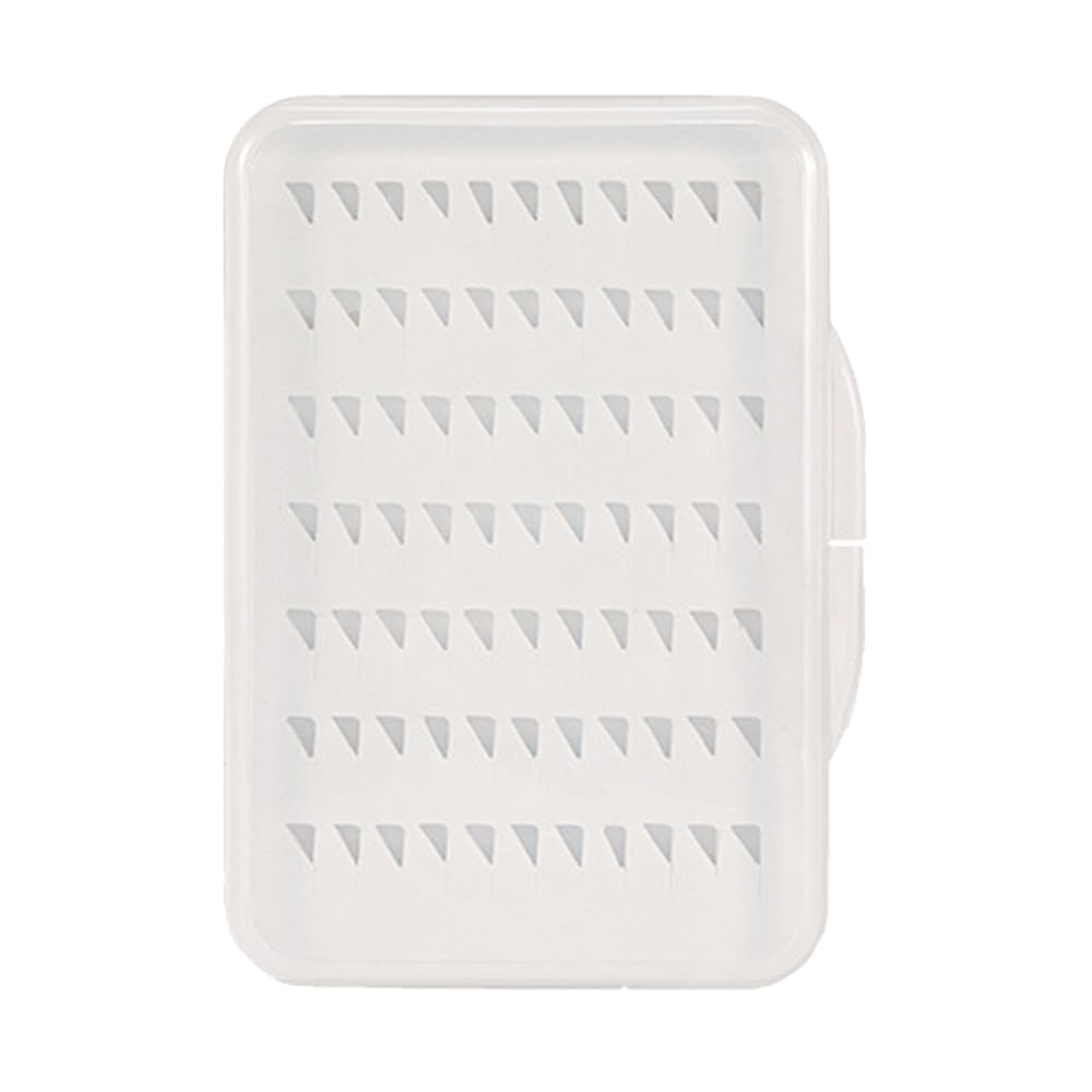 Fly Fishing Box,Transparent Lure Storage Box with Foam Slots Inside for Fishing Lure Accessories Storages
