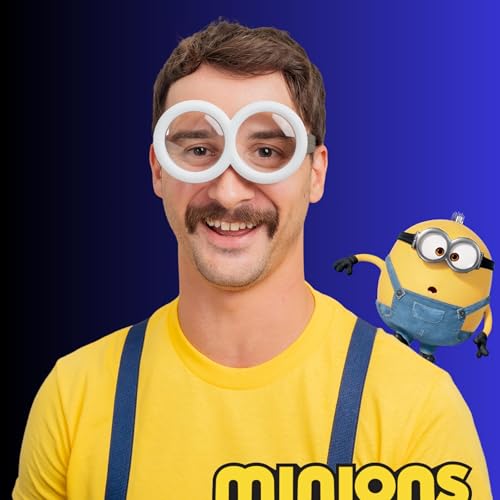 Sun-Staches Official Minion Goggles | Minions Costume Accessory | UV400 | One Size Fits Most - Thumbnail 4