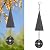 Wind Chimes, Iron Serenity Bell Large Wind Chimes for Outside Deep Tone Garden Bells with Good Luck for Door Porch Garden Decorations Lawn Ornaments