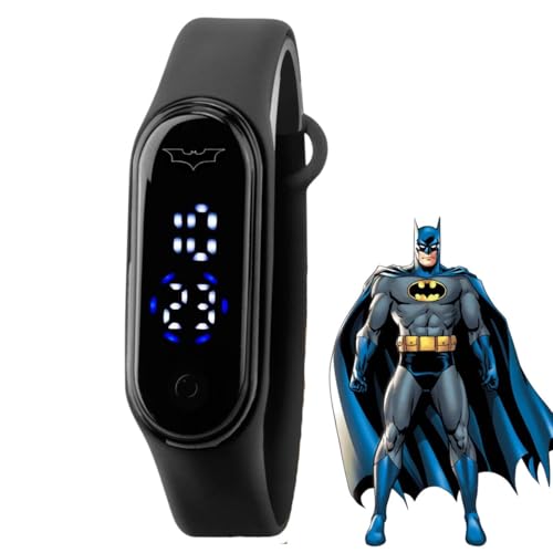 Relogio Digital Infantil Herois Prova Dagua Ajustavel Presente Heroi Marvel Bracelete Confortavel Fã