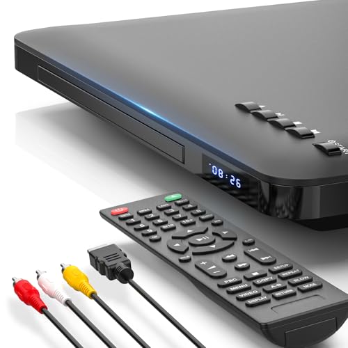 Image of 1080P HD DVD Player for TV with HDMI, Plays Regions 0-6 & Multi Formats