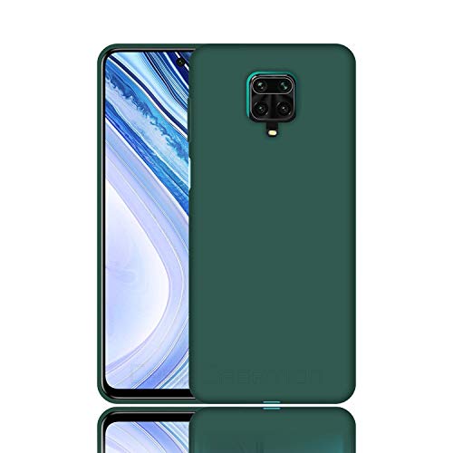 Image of Case Creation Luxurious OG Series for Xiaomi Poco M2 Pro Case Cover,Anti-Dirty Slim Case Frosted Matte Cute Candy TPU Raised Bezel (Splash of Color) Back Cover for Poco M2 Pro -Lake Green