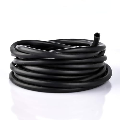 1/5 Meters Silicone Tube Industrial Grade High Temp Resistant Black Silicone Rubber Hose Capillary Pipe Tube ID 1-60mm