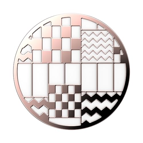 Image of PopSockets Adhesive Phone Grip, Holder, Phone Stand, Enamel - Gilded Patchwork
