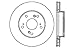 StopTech 127.40056L Sport Drilled/Slotted Brake Rotor (Front Left), 1 Pack