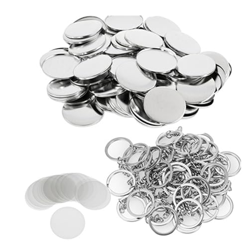 Base for bricolage de porte-clés en plastique 44MM et kit de machine à fabriquer des boutons