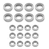 RC Crawlers Toys For Wltoys 144001 144002 124016 124017 124018 124019 20Pcs Ball Bearing Set RC Car Spare Parts Upgrade Accessories