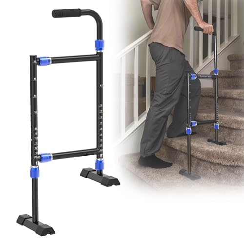 Stair Assist Cane for Seniors - Adjustable, Anti-Slip, 20% Off