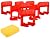 EMAISTORE Tile Leveling System - Pack of 2000 Tile Spacers 1/32 Inch with 1 Sponge - Professional Tile Leveling Clips for Ceramic Tile and Stone Installation