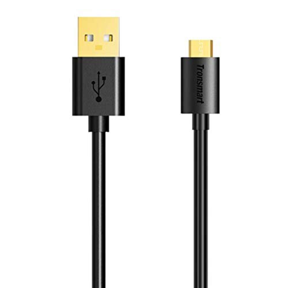Tronsmart MUS03 Micro USB Data ve Şarj Kablosu, 1 Metre, Siyah
