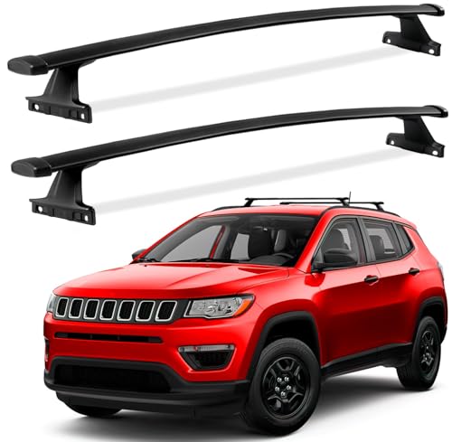 KINGGERI Heavy Duty 220lbs Roof Racks Cross Bars Compatible with ...