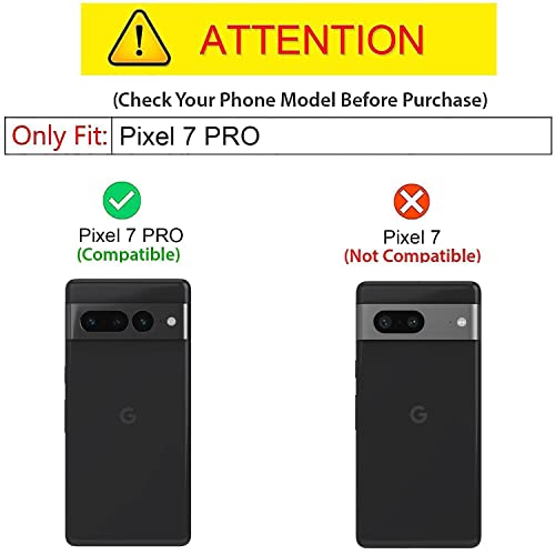 Image of Kapa Beetle for Google Pixel 7 Pro Back Case | [Military Grade Protection] Shock Proof Slim Hybrid Bumper Cover (Black)