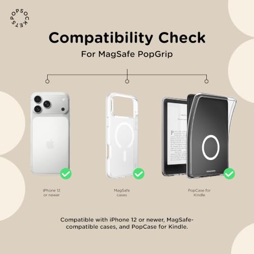 Image of PopSockets Phone Grip for MagSafe, Magnetic Holder- Sakura Dreams