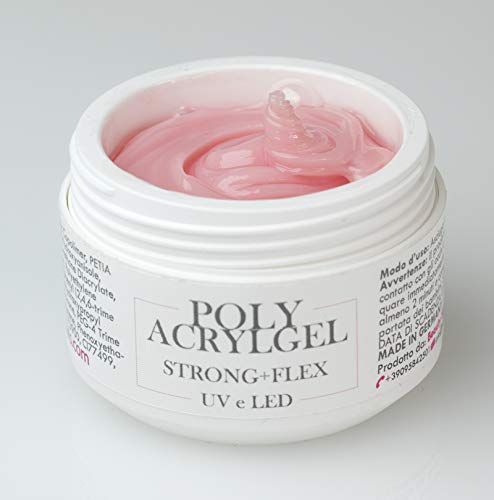 Beauty Space Nails Polyacrylgel Milky Rose Polyacrylgel Hybrid zwischen Gel und Acryl, Milky Rose - 30 ml