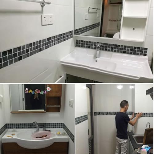 3.7x118 Polegada borda de papel de parede autoadesivo borda de parede à prova d' água decoração par