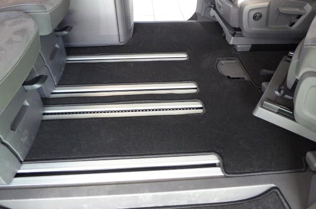 Tapis de coffre et de compartiment passagers en velours pour Volkswagen VW T7 California Coast Ocean