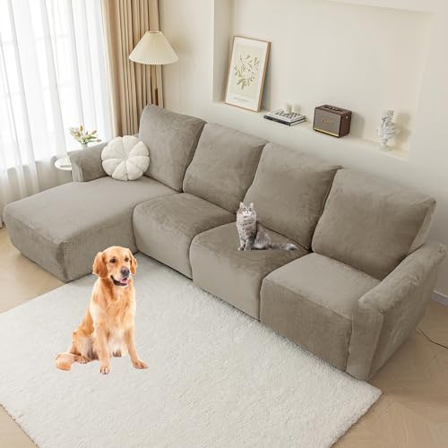 Funda de sofá reclinable resistente a mascotas y elástica antideslizante 3