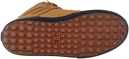 DC mens Pure High-top Wc Wnt Skateboard, Skate Shoe, Wheat/Black, 10.5 US | Image 3