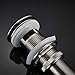 Senlesen Brushed Nickel Bathroom Faucet Vessel Vanity Sink Pop up Drain Stopper with Overflow