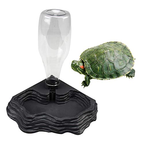 Zuasdvnk Distributeur d'eau pour Reptile, Abreuvoir Tortue, Mangeoire Gamelle Tortue Terrestre,...