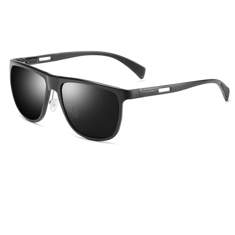 Męskie spolaryzowane okulary przeciwsłoneczne stop UV400 klasyczne okulary przeciwsłoneczne kwadratowe oprawki do okularów wędkarstwo plaża Outdoor Sport męskie okulary z daszkiem