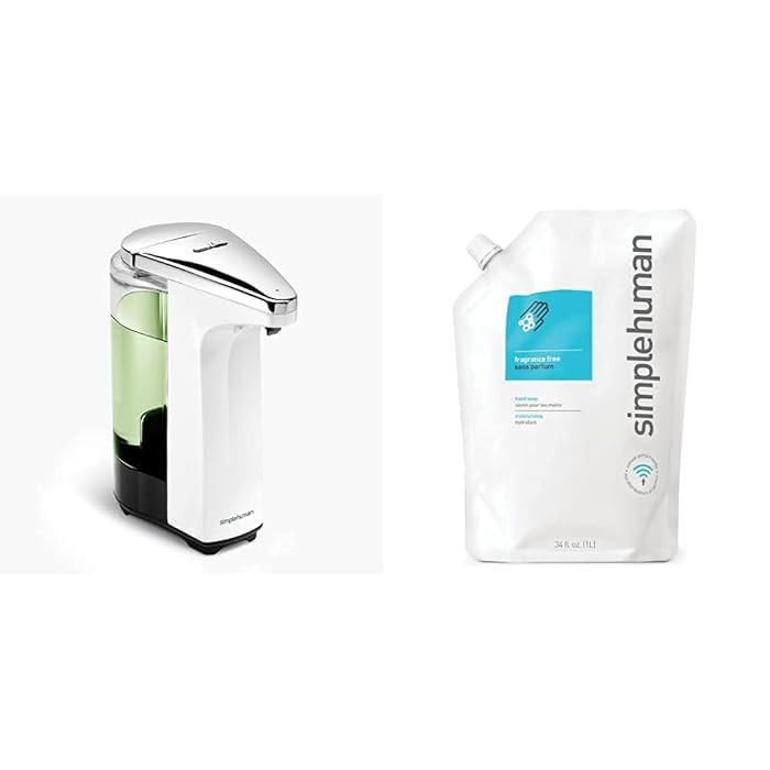 Buy simplehuman 8 oz. TouchFree Sensor Liquid Soap Pump Dispenser with