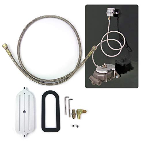 Helix 12410 Remote Brake Reservoir Cap/Hose for Mustang Master Cylinder