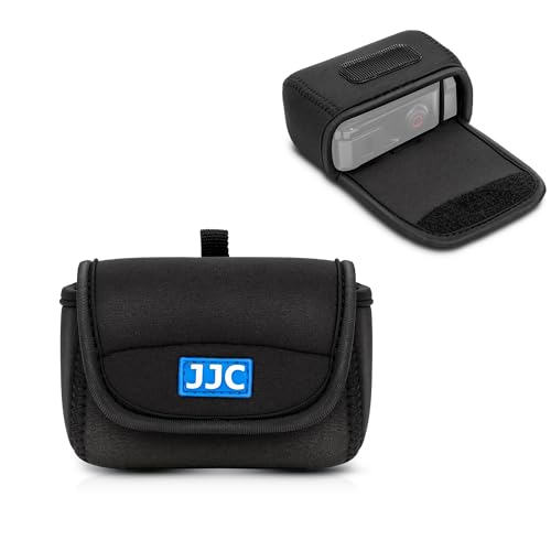JJC Funda de almacenamiento de neopreno para DJI OSMO Action 5 Pro 4 3, bolsa de transporte compacta organizadora protectora para cámara de acción Inst360 Go Ultra Ace Pro 2 GoPro Hero 13 12 11 10 9 y