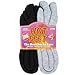 Hot Feet Women's 2 Pairs Heavy Thermal Socks - Thick Insulated Crew for Cold Weather; Sock Size 9-11, Shoe Size 4-10.5 (Solid Light Grey Heather and Solid Black)