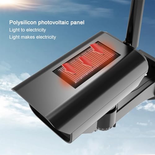 Generic ZXLD0055 2Pc Solar Powered Fake Camera, Human Sensor Fake Security Camera With Flashing Led thumb #5