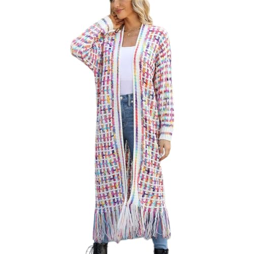 Xijadi Women's V Neck Long Cardigan Sweater Soft...