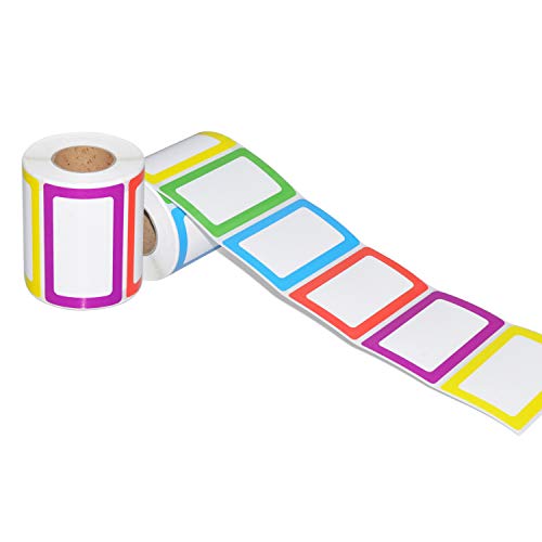 image for Methdic 5 Colors Name Tags, Sticky Name Tag Stickers Labels Multipurpo