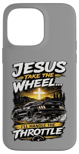 �L���X�g���̎Ԉ��D�� �M�� ���p�� Jesus Take The Wheel �X�}�z�P�[�X iPhone 14 Pro Max �p
