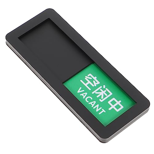 HOUDERCO Vacant Door Sign Für Büros Und Konferenzräume Kreatives Schiebeschild Mit Statusanzeige Belegt Oder Frei Langlebig Und Sichtbar Für Privatsphäre Und Nutzungshinweise