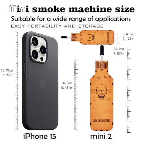 Máquina de humo portátil de mano con efectos de humo miniatura 3
