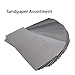 45Pcs Wet Dry Sandpaper, 400/600/ 800/1000/ 1200/1500/ 2000/2500/ 3000 Grit Assorted Sanding Sheets for Automotive Polishing, Metal Sanding, Wood Furniture Finishing, 9 x 3.6 Inch by BAISDY