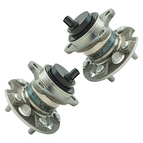 Image of TRQ Rear Left and Right Wheel Bearing and Hub Assembly Set 2 Piece Compatible with 2011-2020 Toyota Sienna Front Wheel Drive