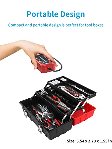 Foval 2-Amp Automatic Battery Charger, 6V And 12V Smart Car Battery Charger Maintainer, Trickle Charger And Battery Desulfator For Motorcycle, Atv, Boat, Lawn Mower And More #TOP3