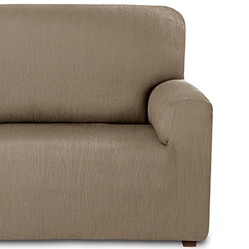 Fundas Sofa Elasticas Calidad. Fundas para Sofa Elasticas. Protector de Sofa. Cubresofa Antimanchas. Fabnricadas en España. Marcela Color Lino 3...