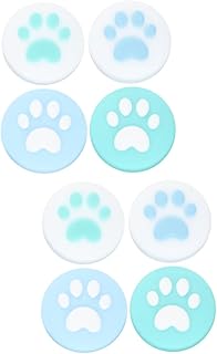 Uonlytech Tampas De Borracha Do Controlador De Garra De Gato 8 Peças Tampa Da Tampa Do Joystick Tampa Do Botão De Aderência Do Joystick Tampas Do Controlador Interruptor De Botão