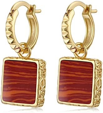 FRUMOS 18K Gold Plated Chunky Hoop Earrings for Women Fashion Thick Gold Hoops Set Jewelry for Birthday Christmas Gifts