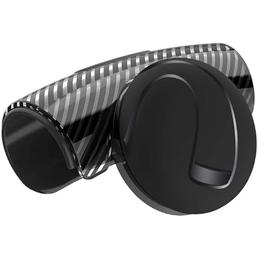 360-Degree Car Steering Wheel Spinner Knob, Black