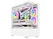 ASC Gaming PC Tower, AMD Ryzen 5 5500, 16GB RAM, 1TB+256GB SSD, RTX4060 8GB Graphics, Windows 11, White RGB 9 Fan Glass Gaming Case..