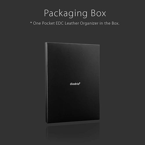 Miniatura 7 de Organizador de bolsillo de cuero EDC, funda deslizante de bolsillo, funda para cuchillo de bolsillo, portador EDC, con asa para bolígrafo,