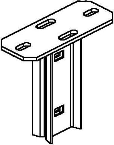 Placa de cabeza transversal NIEDAX KIQ 80 soporte de fijación metálica para sistemas portacables